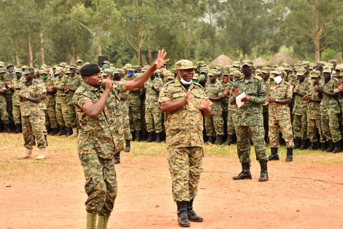 UPDF CDF GEN MBADI DF Flags – Off Uganda Battle Group XXXV set to deploy in Somalia.