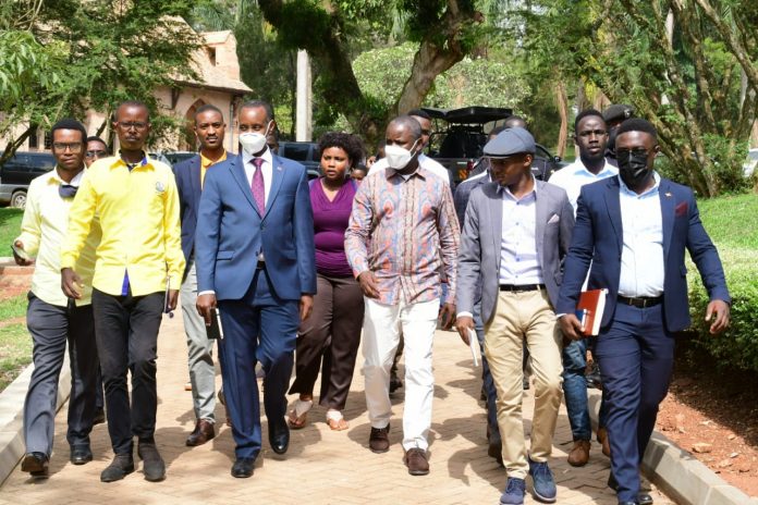 Govt Chief whip Tayebwa tips UCU students on savings