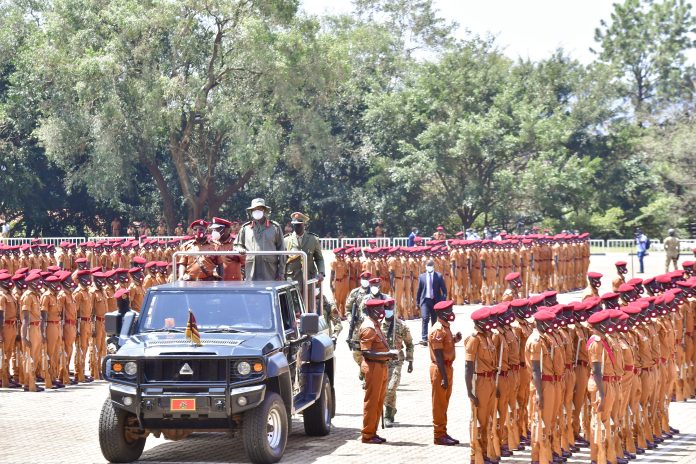 PRESIDENT MUSEVENI URGES PRISONS AND POLICE SERVICES TO EMULATE UPDF