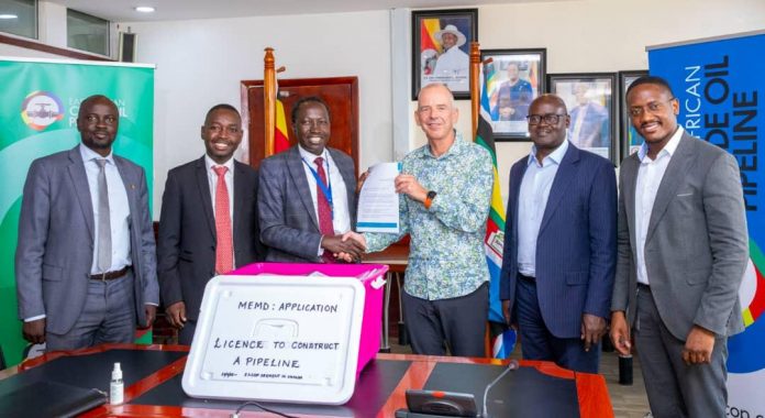 Government receives application for EACOP construction license