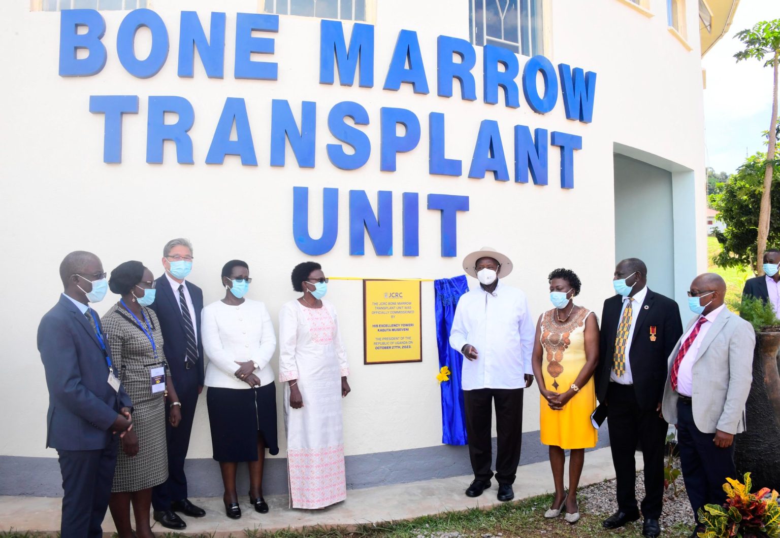 President Museveni Commissions Bone Marrow Transplant Center During The ...