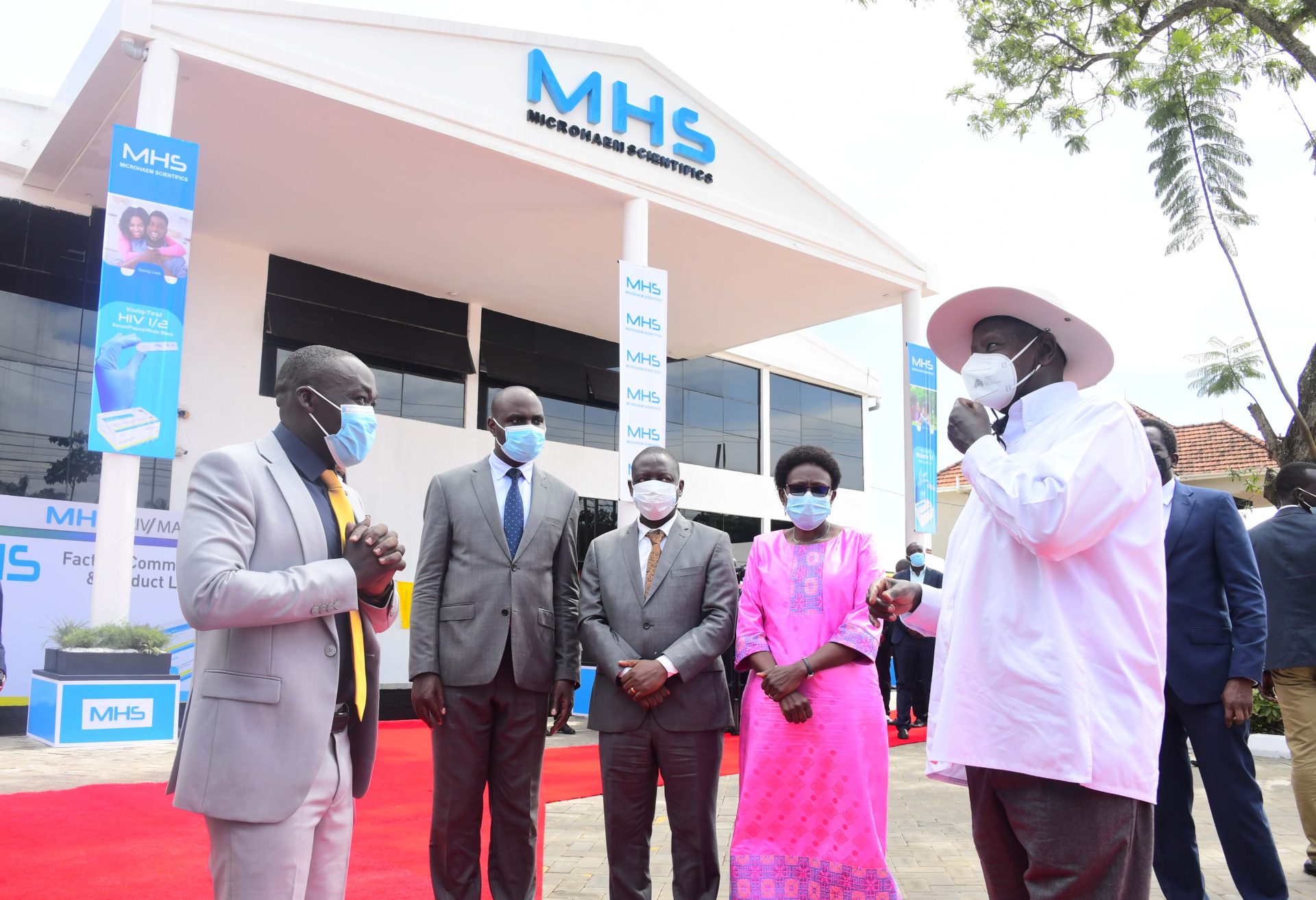 President Museveni Commissions First Diagnostic Manufacturing Plant In ...