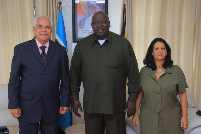 Minister Okello Meets Cuban Charge D’Affaires A.I.