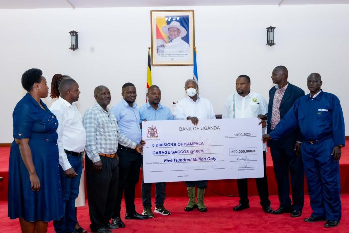 President Museveni Injects Shs 11.1 Billion in SACCOs of Mechanics, MCs and Skilling Hubs