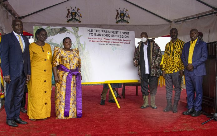 President Museveni Launches Second Phase of Four-Acre Model Campaign in Bunyoro