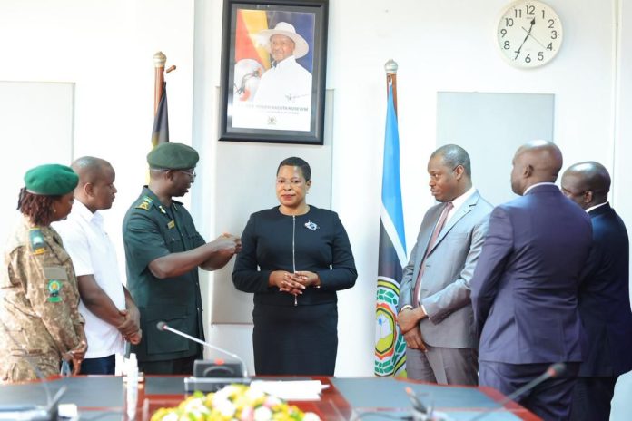 Speaker Among Lauds Museveni for Peace Enabling Rhino Conservation