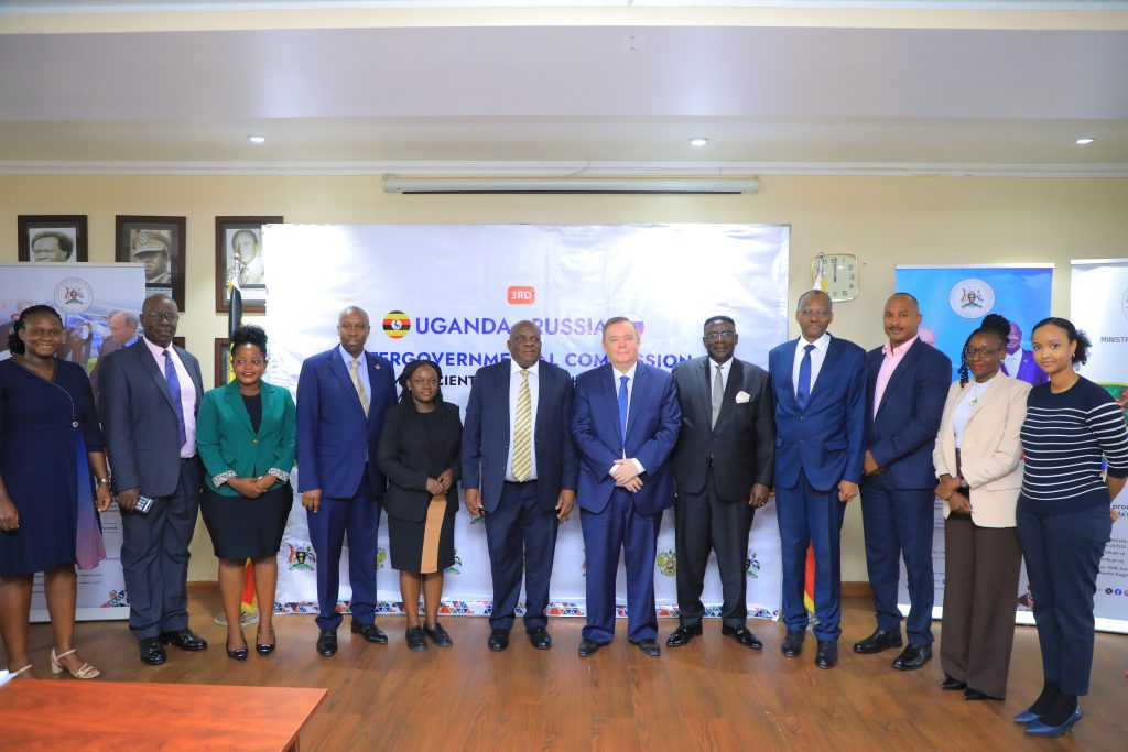 Uganda-Russia Boost Bilateral Relations Ahead of 3rd Intergovernmental Commission of Economic, Scientific and Technical Cooperation