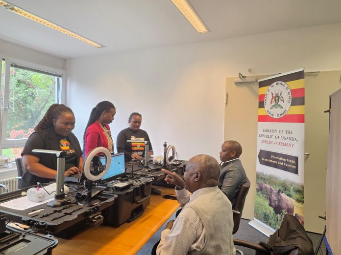 NIRA Conducts Mass Registration for Ugandans in Germany