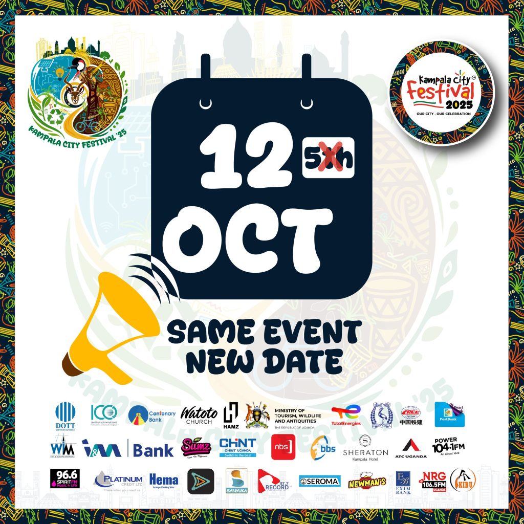 KCCA Reschedules Kampala City Festival 2025 to October 12