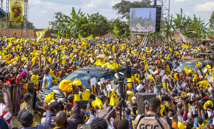 President Museveni Pledges to Fix Zombo Road Network, Improve Services as he Courts West Nile Vote