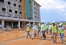 PSST Ggoobi Commends Steady Progress at Lubowa International Specialized Hospital, Urges Faster Completion for Public Benefit