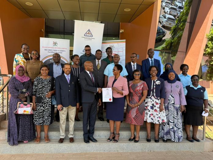 UNBS Awards Mulago National Referral Hospital ISO Certification in Integrated Management Systems