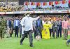 M/S Summa, Dr Rujumba Family Hailed as President Museveni Commissions Hoima City Stadium.
