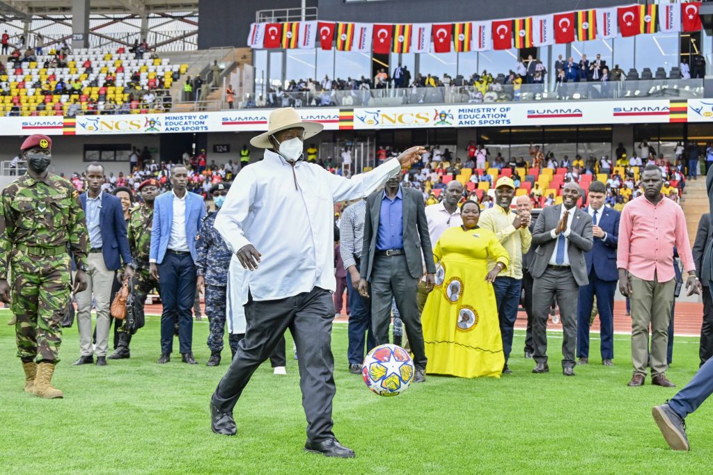 M/S Summa, Dr Rujumba Family Hailed as President Museveni Commissions Hoima City Stadium.