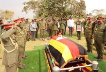 UPDF Honours Late Maj Gen (Rtd) Christopher Kazoora at Burial in Nakaseke