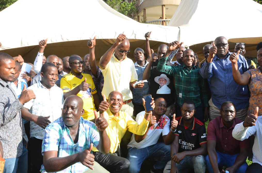 “Vote NRM for More Support,” Says Byaruhanga as He Sensitizes Market Leaders on Katale Loan