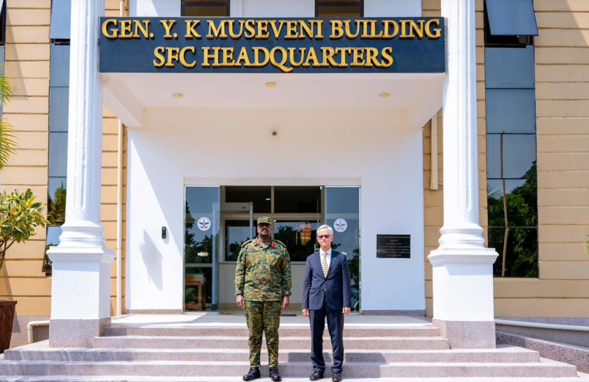 CDF Muhoozi Kainerugaba, German Envoy Reaffirm Uganda–Germany Defence Ties