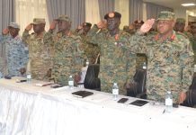 UPDF General Court Martial Fully Constituted as Members Take Oath at Supreme Court