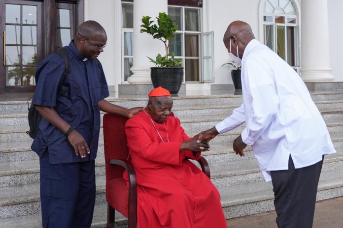 President Museveni Meets Cardinal Wamala, Pledges Support for Kamagwa Hospital and Legacy Museum.