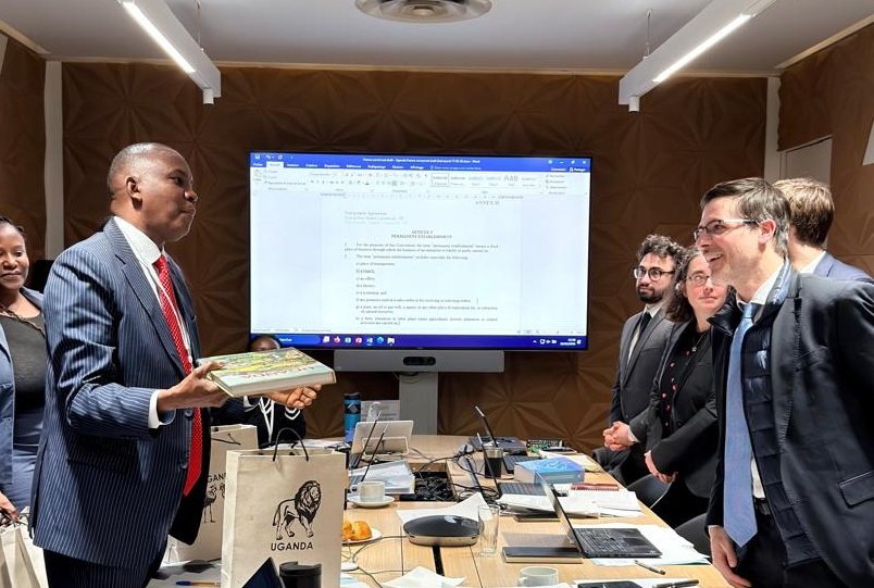 Ugandan Delegation in Paris for Second Round of Double Taxation Talks.
