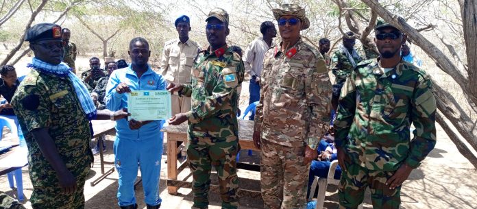 UPDF Trains 45 Somali Soldiers to Strengthen Security in Lower Shabelle