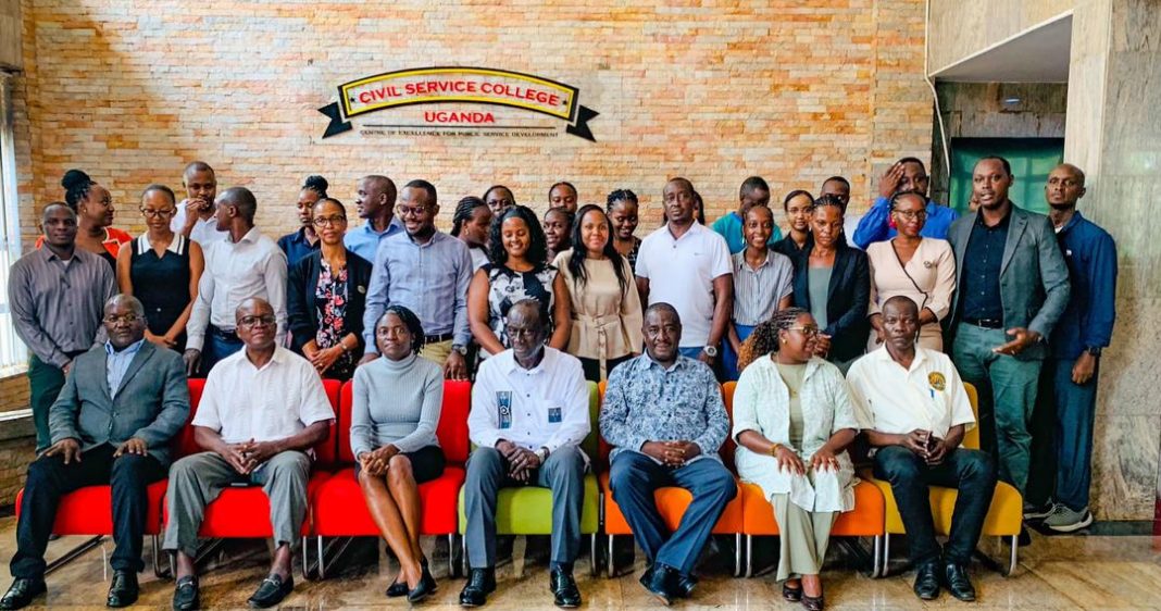 Family photo of the New Foreign Service Officers and the Facilitors at CSCU in Jinja