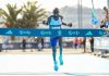 Kiplimo breaks world half marathon record with 57:20 on Lisbon return.