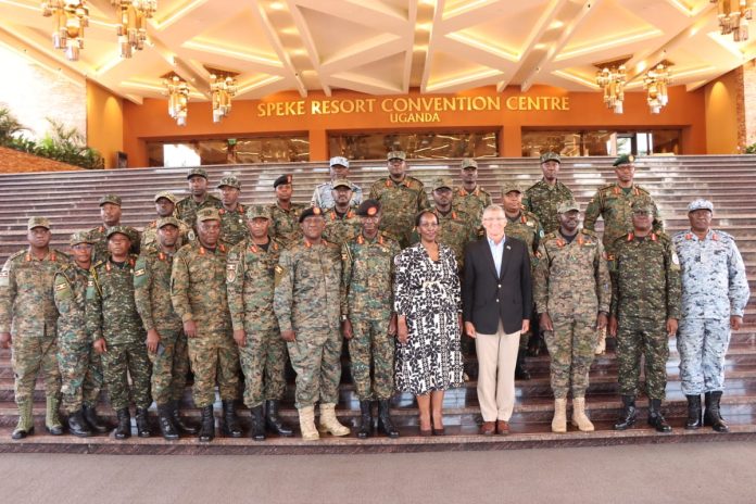 UPDF Senior Officers Attend Leadership Lecture by US Army Lt Gen Michael Flynn