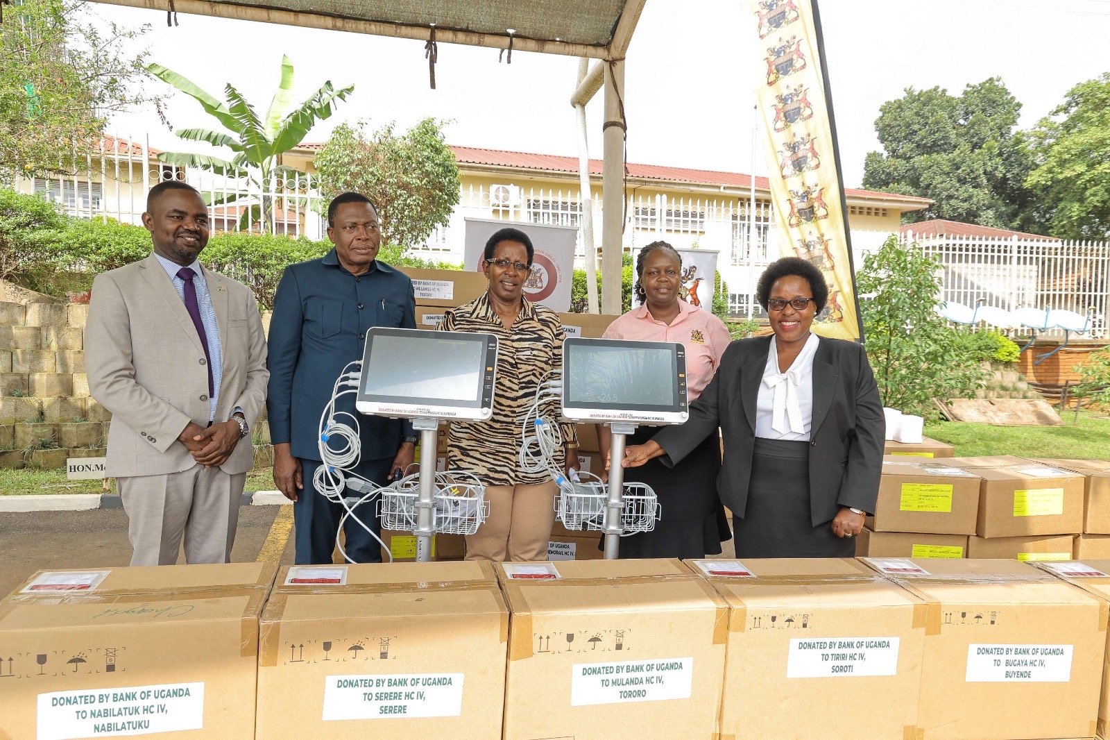 Bank of Uganda Donates Patient Monitors Worth Shs250m.