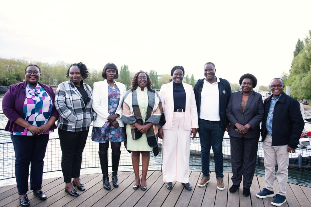 A Section of Embassy staff at the event