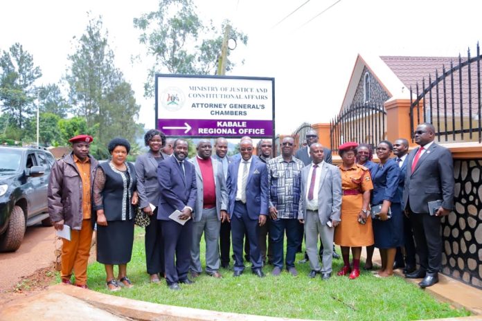 Chief Justice Flavian Zeija Commissions Kabale Regional Justice Office