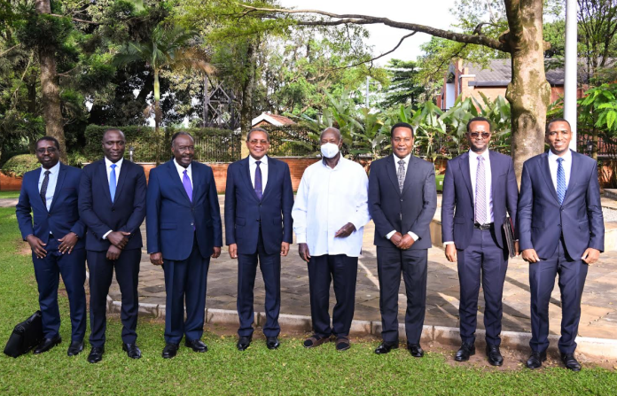 Former Tanzanian President Jakaya Kikwete Pays Courtesy Visit to President Museveni