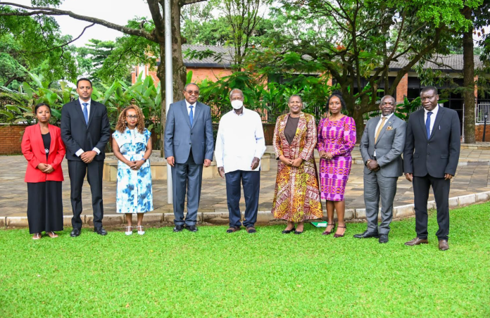 President Museveni meets Former Ethiopian Prime Minister Hailemariam Desalegn
