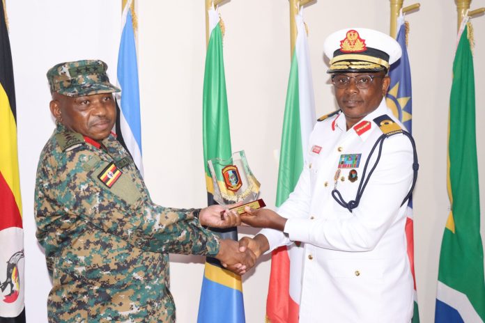 Tanzanian Defence College Delegation in Uganda for Strategic Training Exercise