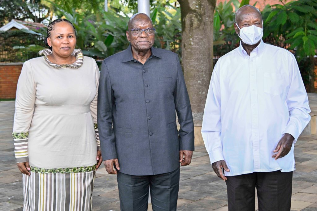 President Museveni hosts former South African Leader Jacob Zuma