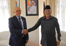 Hon. Gen. Odongo Jeje Abubakhar receives Credentials of Newly accredited FAO Representative to Uganda.