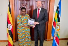 Vice President Alupo bids farewell to Outgoing US Ambassador William Popp