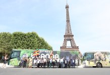 Uganda takes tourism campaign to Paris streets with branded buses