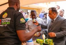 Ministers Hon. Sanjay Tanna and Hon. David Bahati tour Namanve Industrial Park, engage Manufacturers on their Contribution to achieving Uganda’s Ambition of growing the economy tenfold by 2040