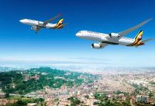 Uganda Airlines places first Boeing order for eight passenger jets at Farnborough Airshow