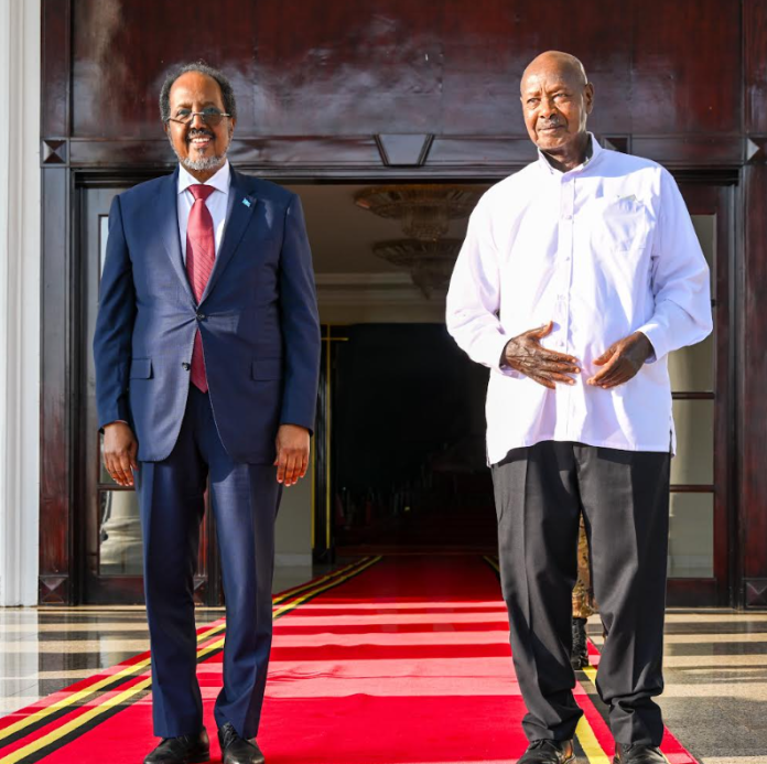 President Museveni, Somali Counterpart Hassan Sheikh Mohamud reaffirm Commitment to Peace and Regional Stability