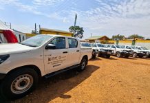 MAAIF Hands Over Vehicles to 69 Districts to Boost Climate-Smart Agriculture Project