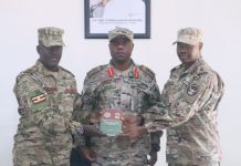 Lt Col. Frank Murema takes over Command of 16 Service Brigade
