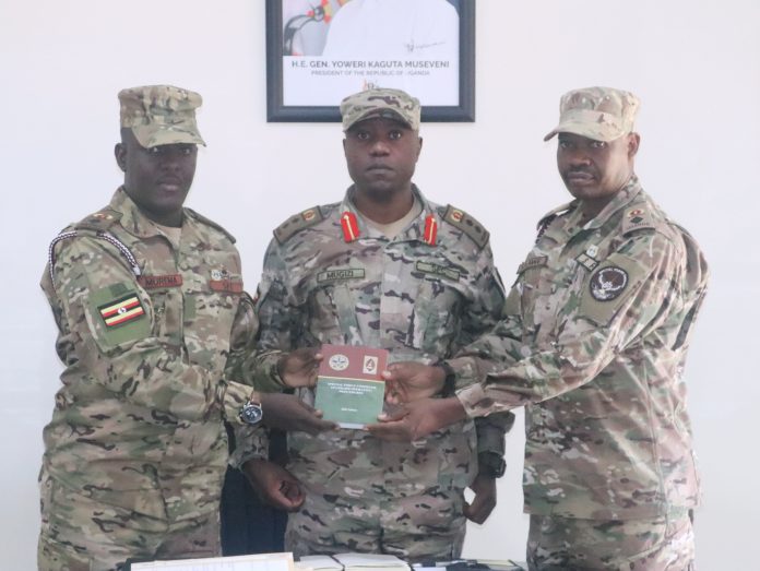 Lt Col. Frank Murema takes over Command of 16 Service Brigade