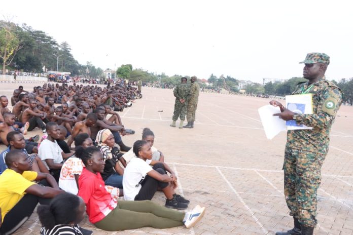 Hundreds Turn up as UPDF Recruitment Exercise enters Final Day