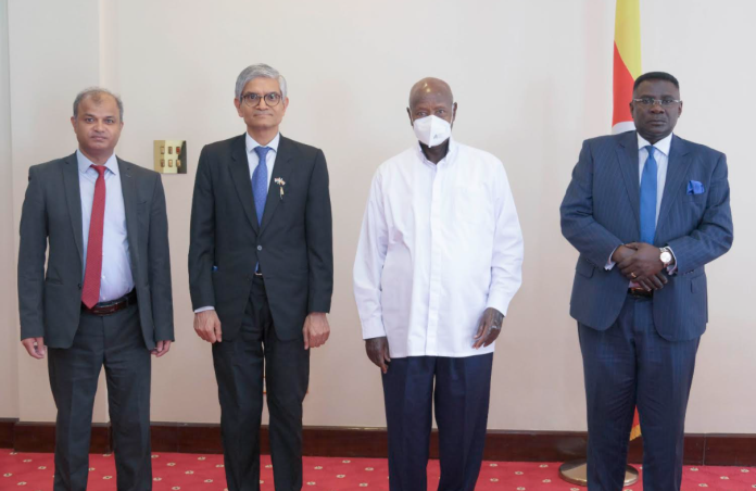 President Museveni Bids Farewell to Outgoing Indian High Commissioner