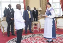 President Museveni Receives Credentials from Five New Envoys