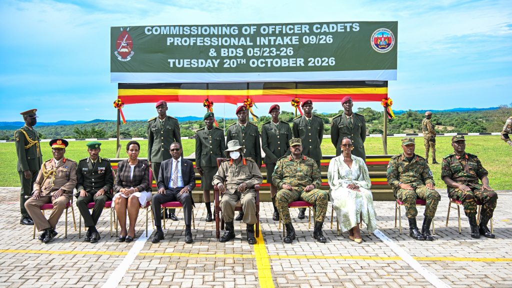 President Museveni Commissions 280 UPDF Officer Cadets, calls for Economic Protection and Crackdown on Rural Crime