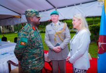 Gen Muhoozi Holds Talks with UK High Commissioner on Security Cooperation