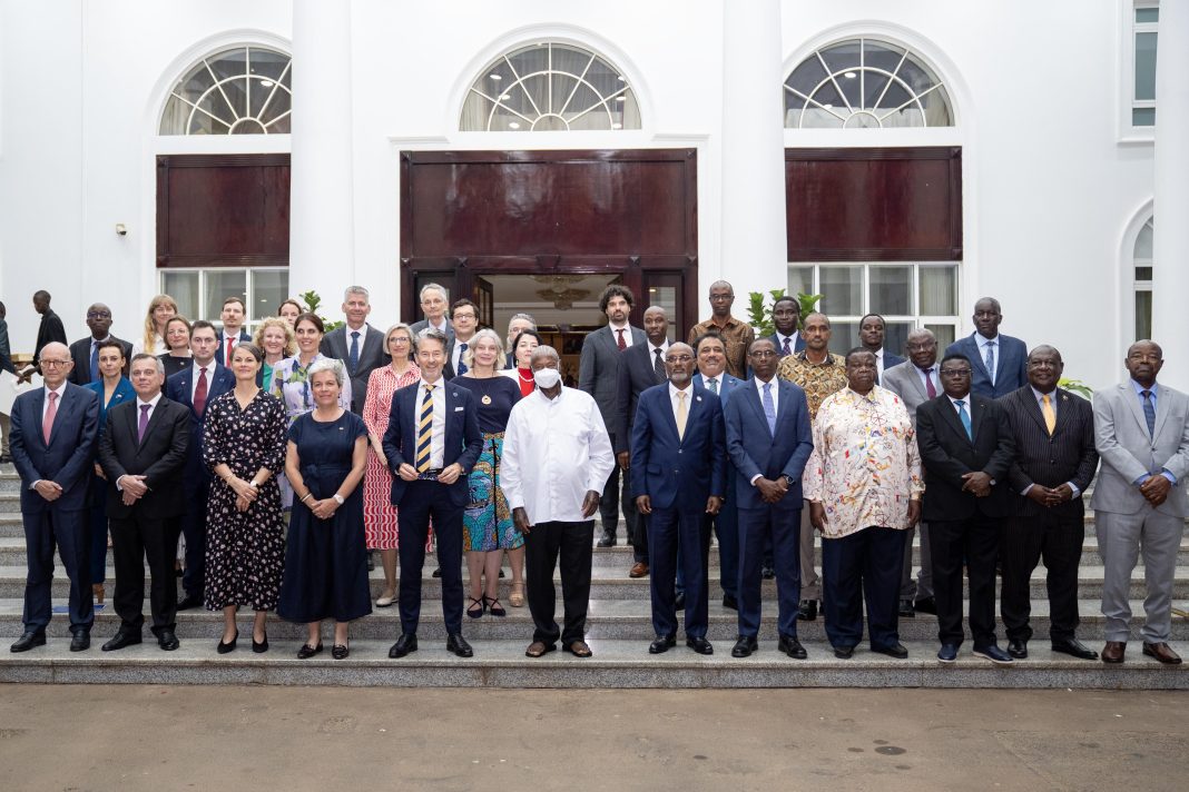 President Museveni meets resident Ambassadors from the European Union Member States accredited to Uganda.13